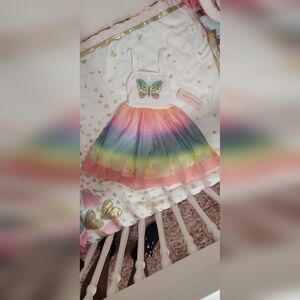 Nanette Lepore Sparkly Baby Girl Dress Size 24 Months NWT